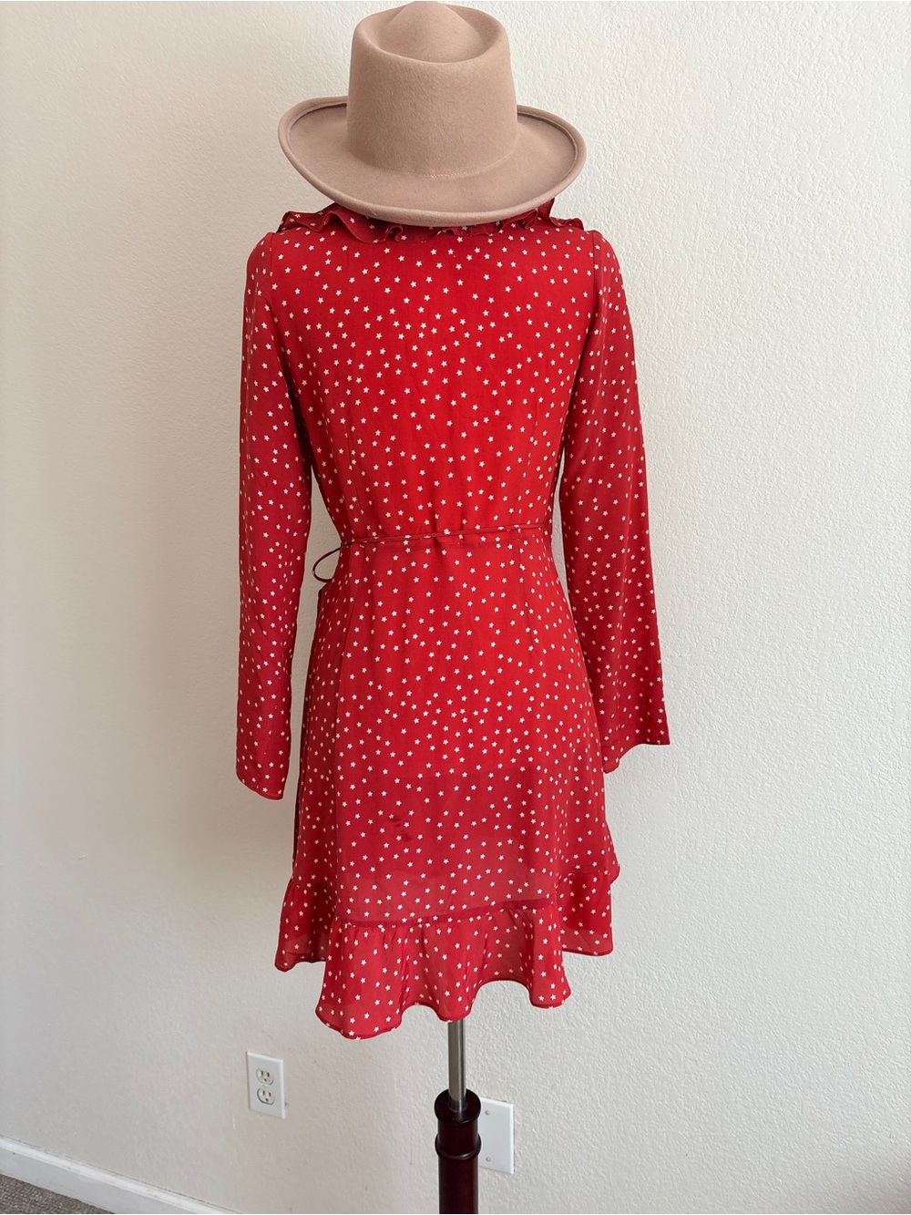 Realisation Par Silk Polka Dot Red Dress - Picture 5 of 10